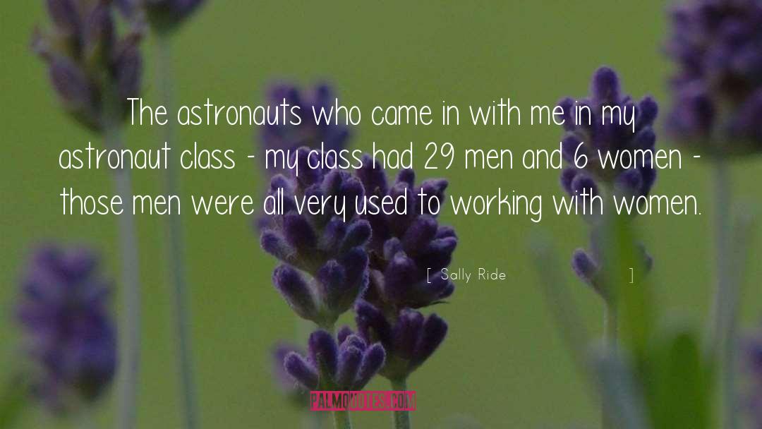 Astronauts quotes by Sally Ride