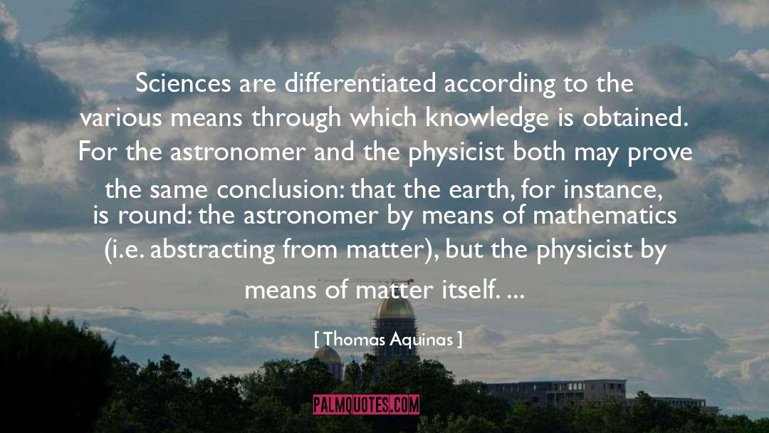 Astronomer quotes by Thomas Aquinas