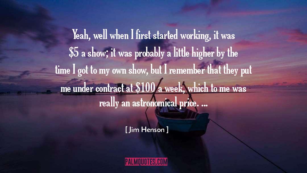 Astronomical quotes by Jim Henson