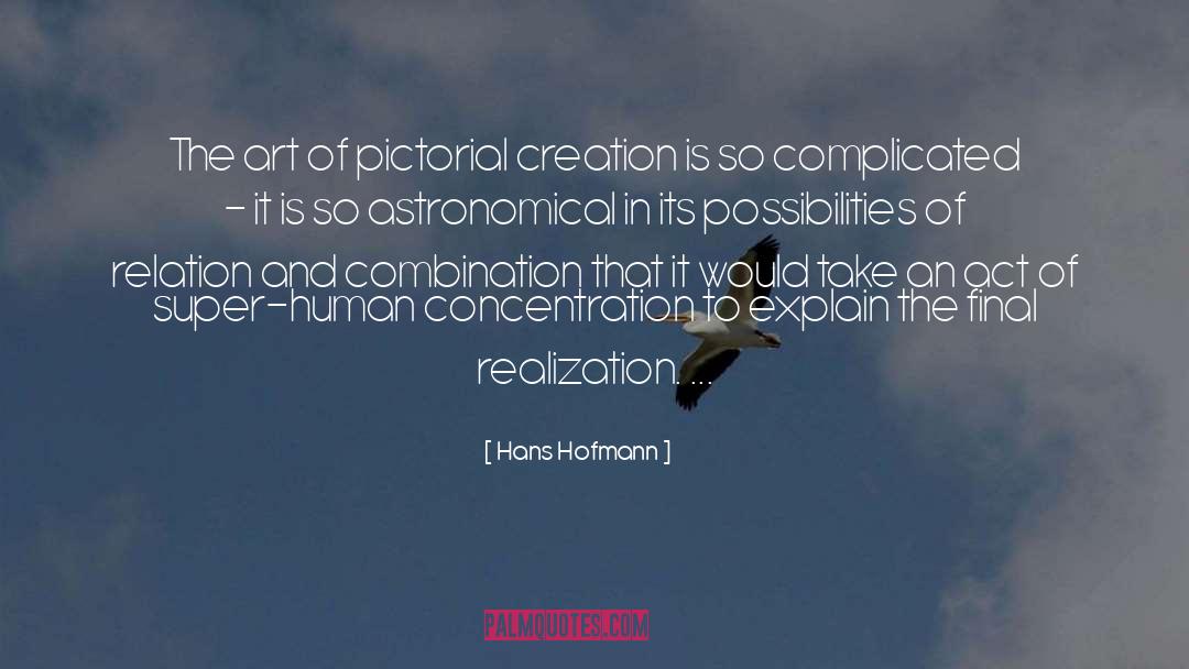 Astronomical quotes by Hans Hofmann