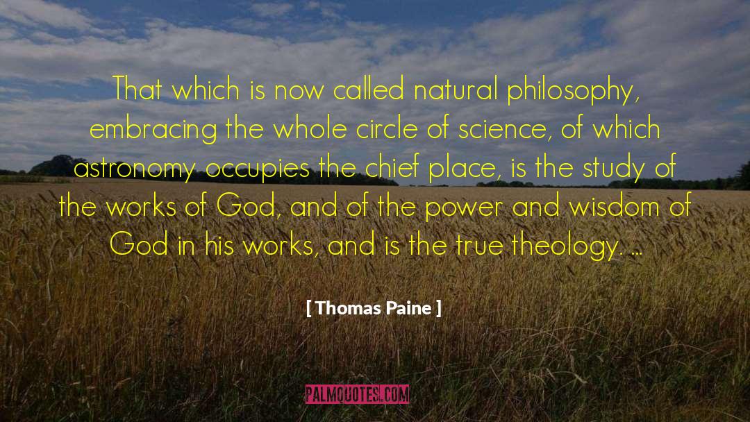 Astronomy quotes by Thomas Paine