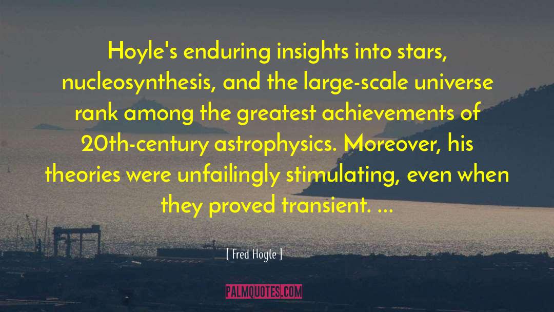 Astrophysics quotes by Fred Hoyle