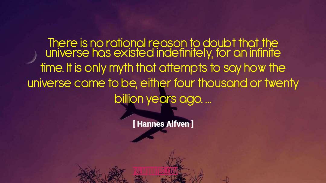 Astrophysics quotes by Hannes Alfven