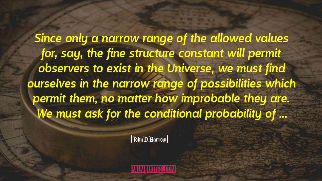 Astrophysics quotes by John D. Barrow