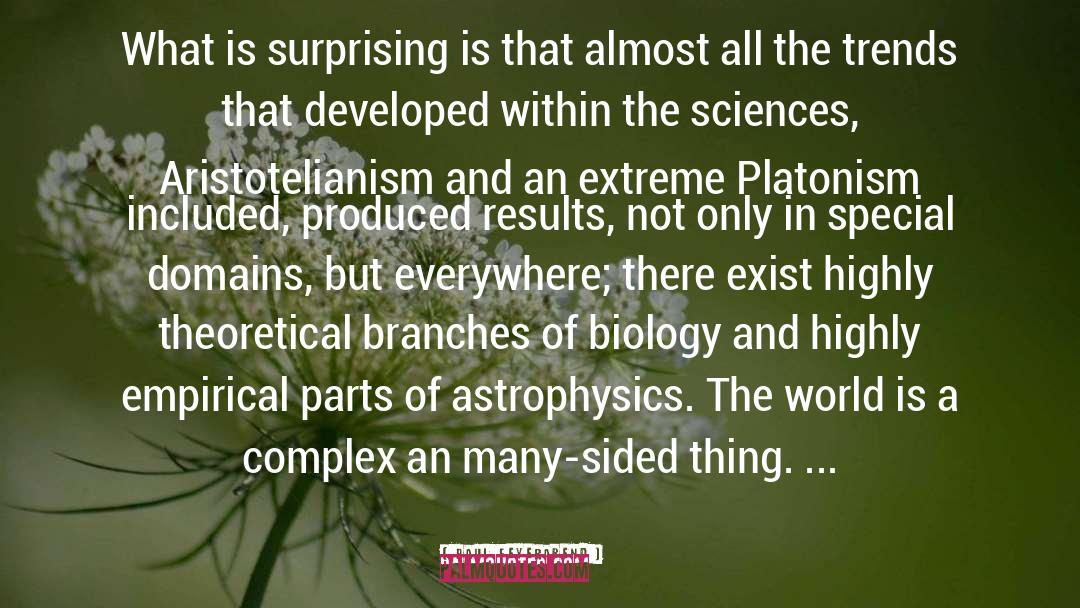 Astrophysics quotes by Paul Feyerabend