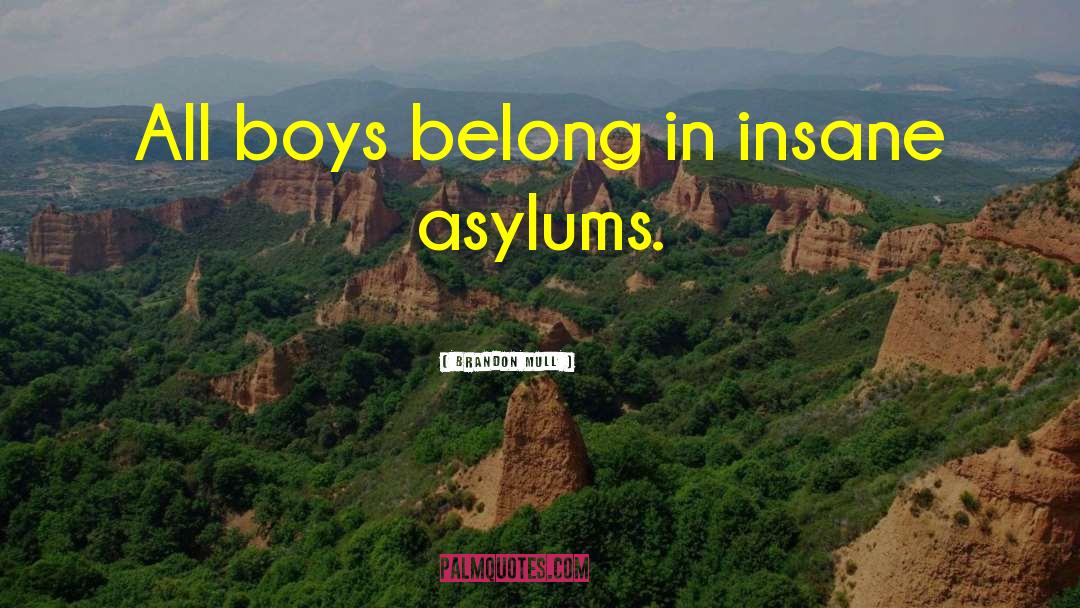 Asylum quotes by Brandon Mull
