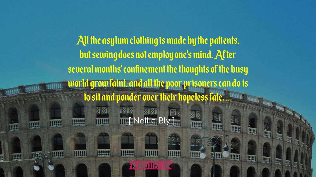 Asylums quotes by Nellie Bly