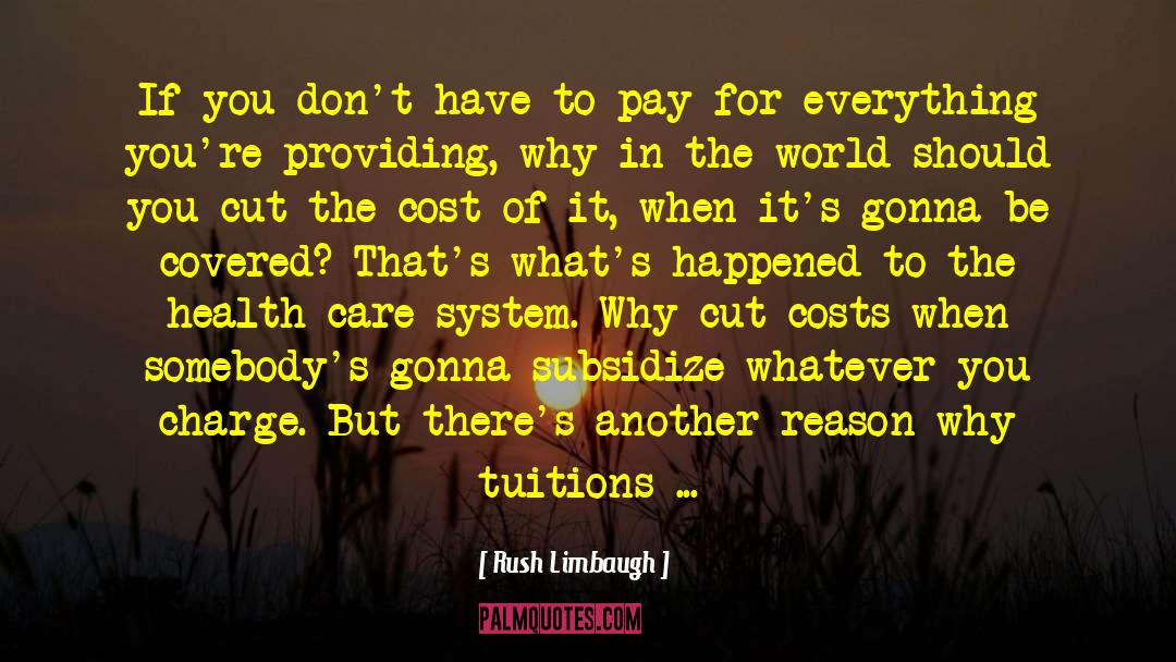 At Cost quotes by Rush Limbaugh