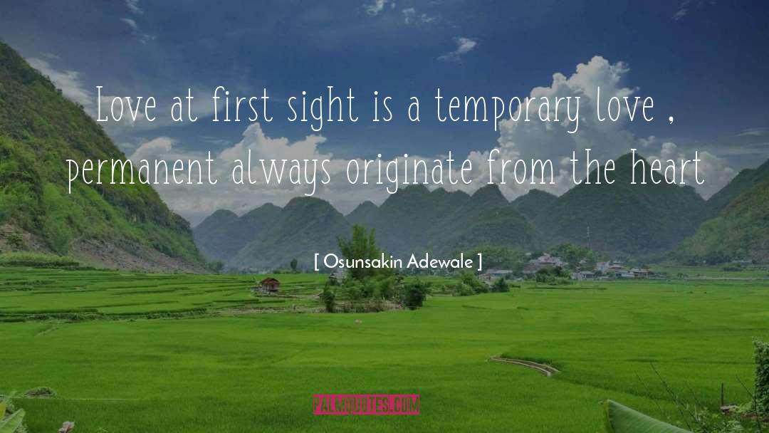 At First Sight quotes by Osunsakin Adewale