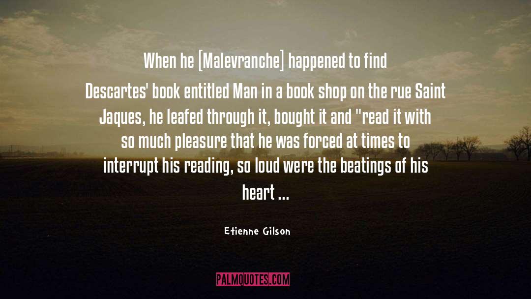 At His Book Signing quotes by Etienne Gilson