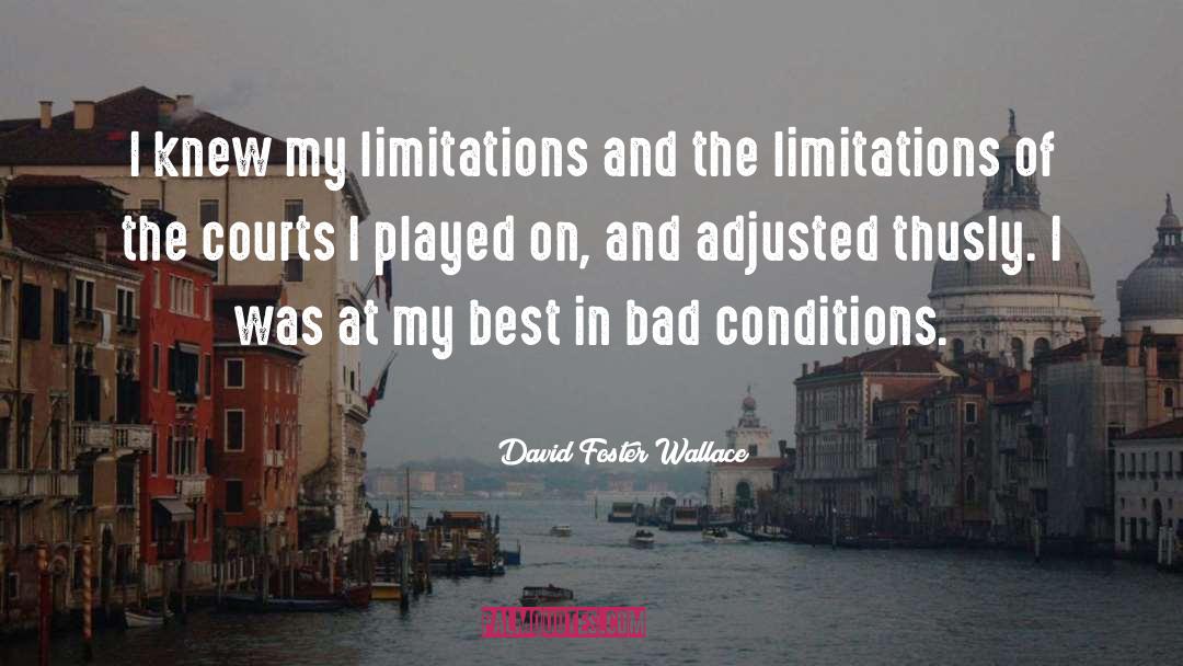 At My Best quotes by David Foster Wallace