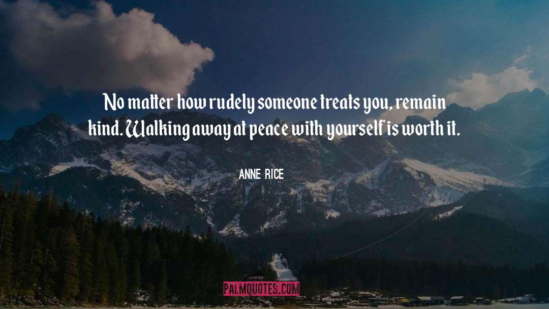 At Peace With Yourself quotes by Anne Rice