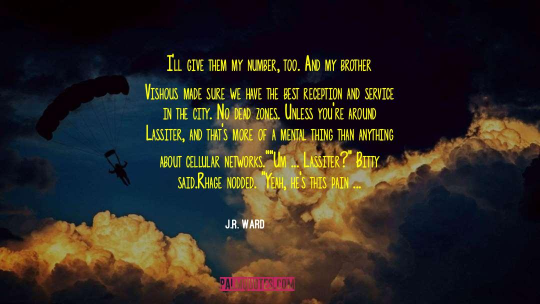 At T City Card quotes by J.R. Ward