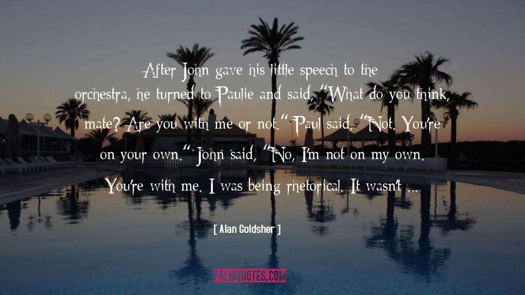 At Your Own Pace quotes by Alan Goldsher