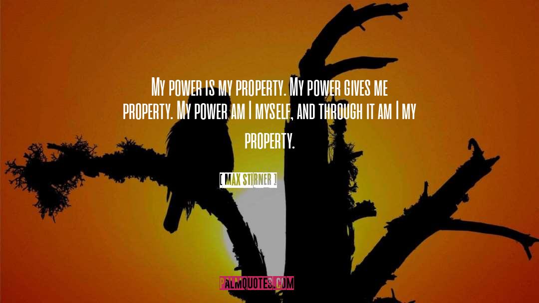 Atalaya Property quotes by Max Stirner