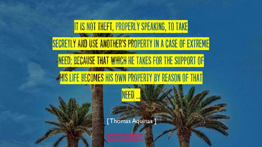 Atalaya Property quotes by Thomas Aquinas