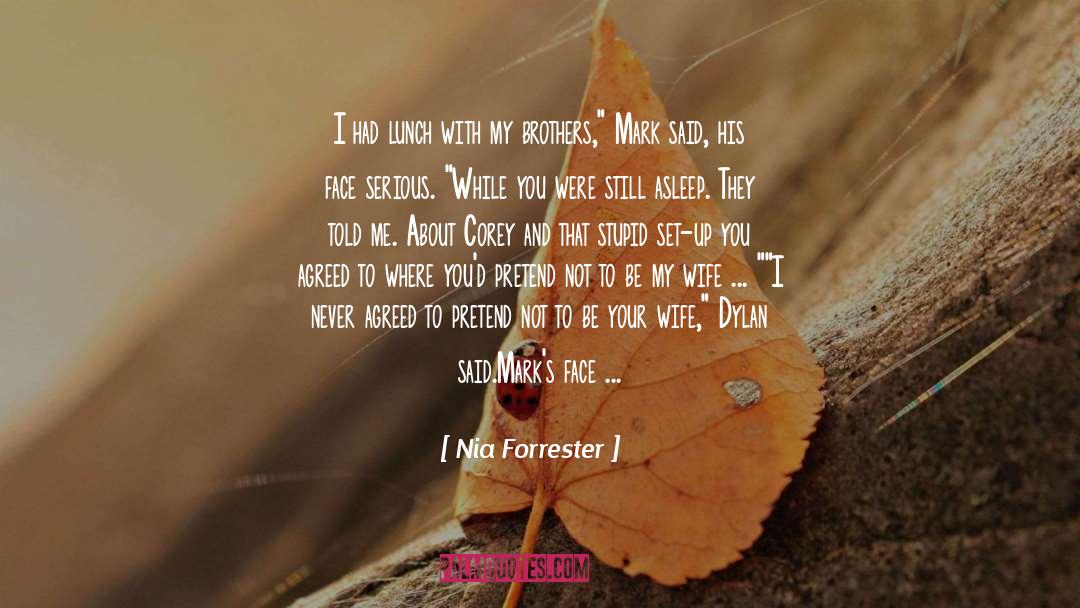 Ately Marks quotes by Nia Forrester