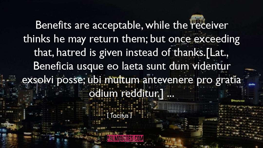 Atessa Benefits quotes by Tacitus