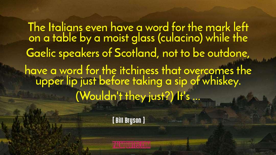 Athair Gaelic quotes by Bill Bryson