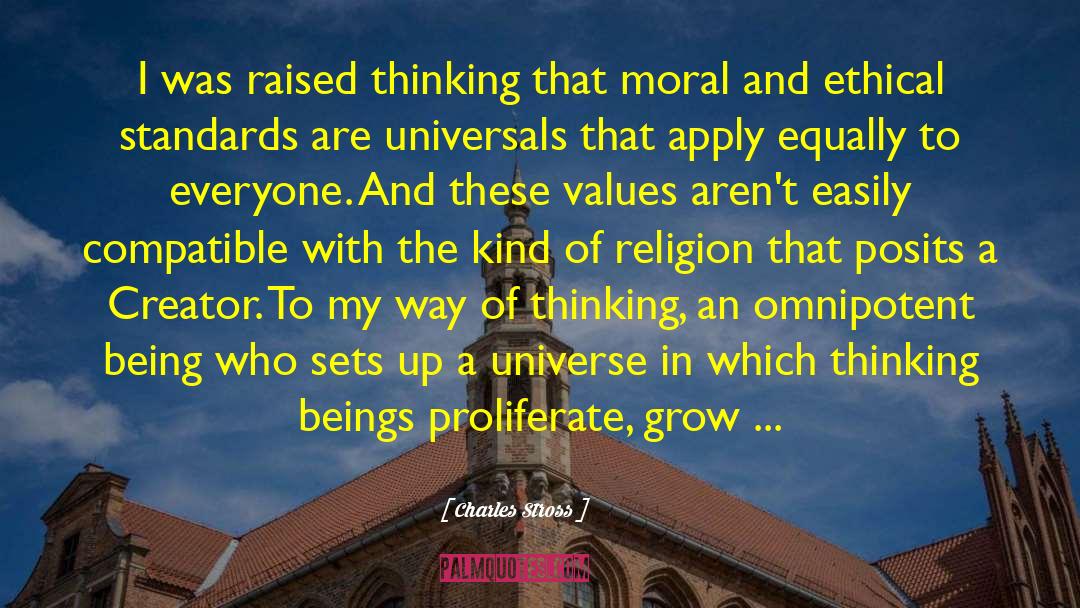 Atheism In Antiquity quotes by Charles Stross