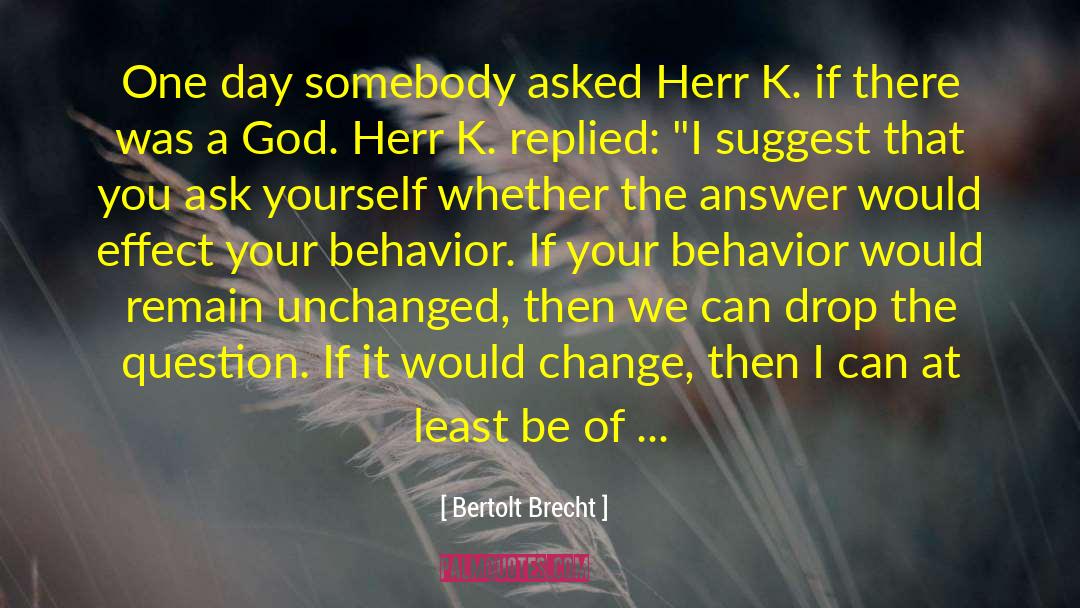 Atheism Religion quotes by Bertolt Brecht