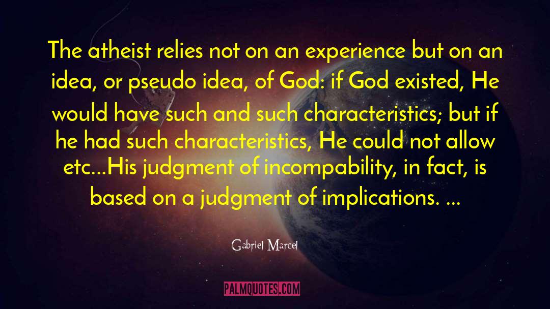 Atheist Philosophers quotes by Gabriel Marcel