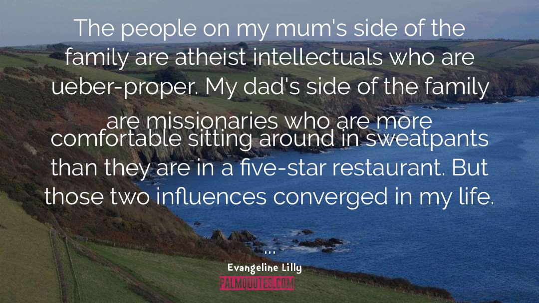 Atheist quotes by Evangeline Lilly