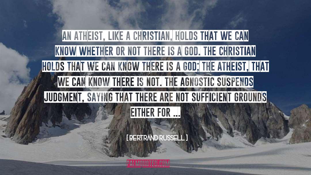 Atheist quotes by Bertrand Russell