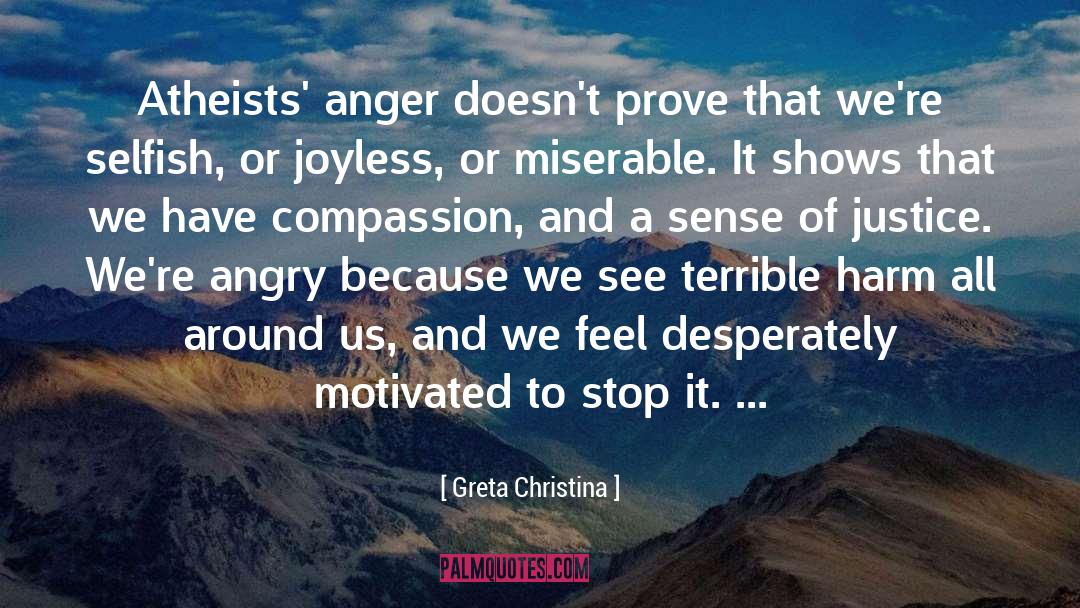 Atheist quotes by Greta Christina