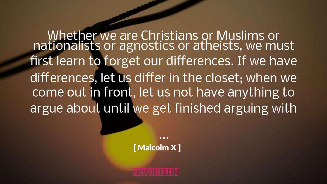 Atheists quotes by Malcolm X