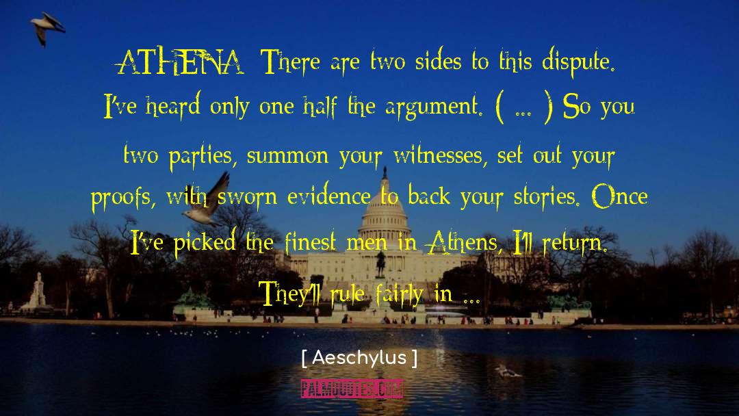 Athena quotes by Aeschylus