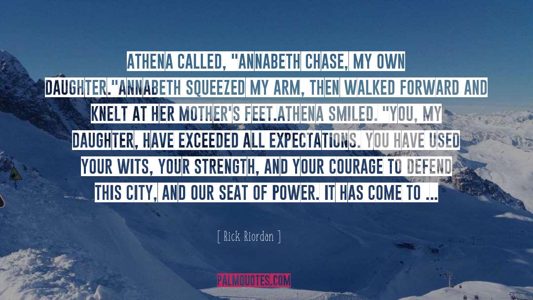 Athena quotes by Rick Riordan
