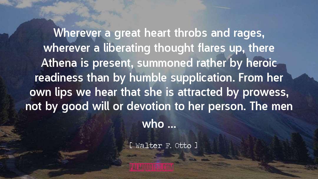 Athena quotes by Walter F. Otto