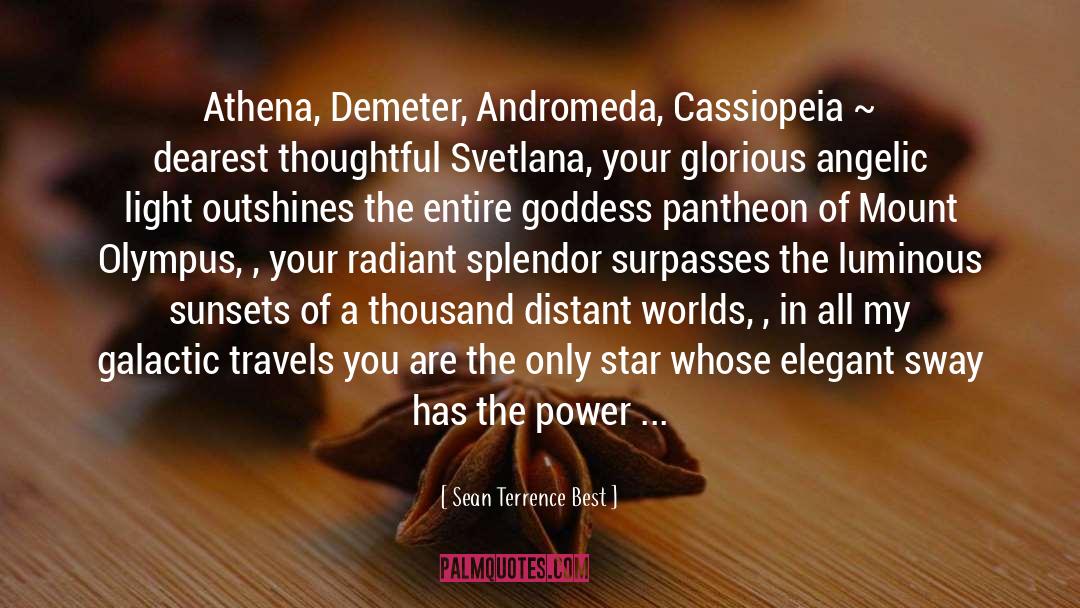 Athena quotes by Sean Terrence Best