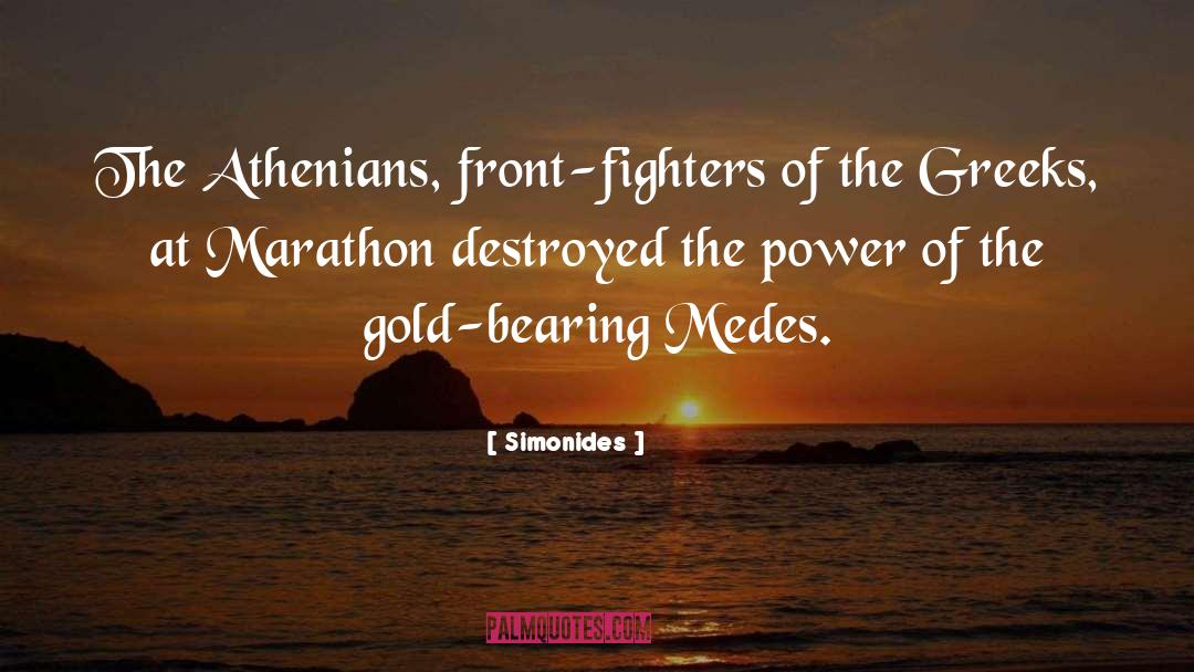Athenians quotes by Simonides