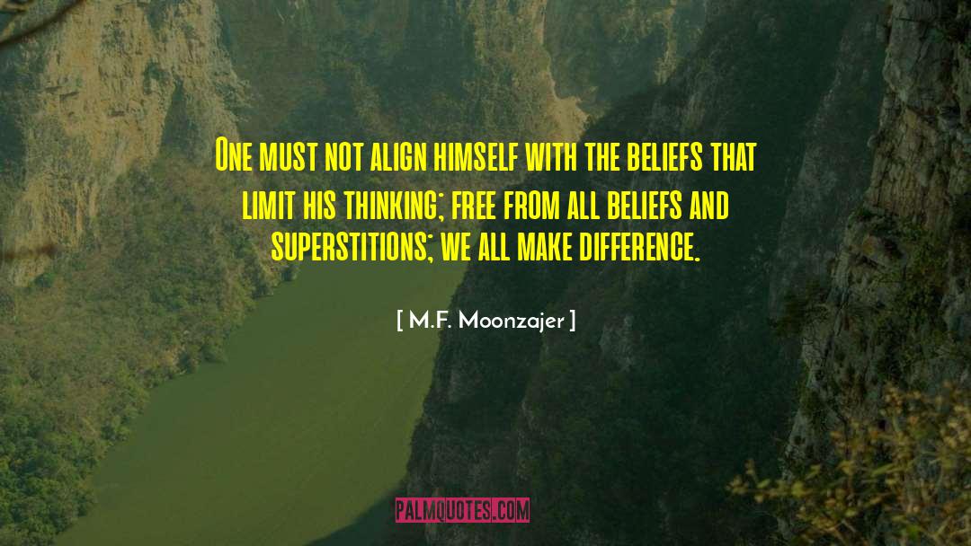 Athism quotes by M.F. Moonzajer