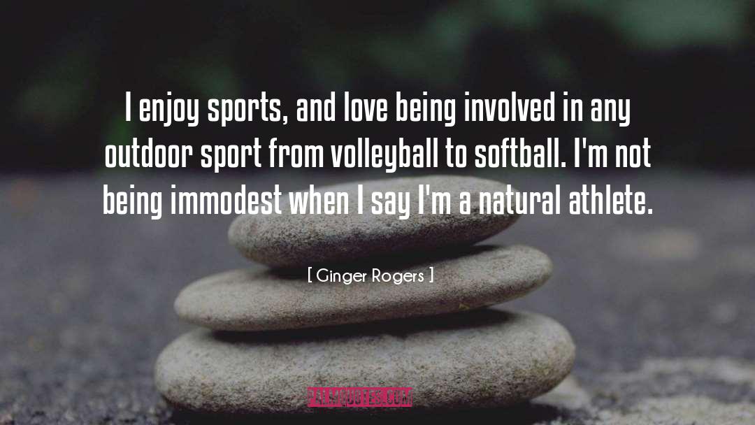 Athlete quotes by Ginger Rogers