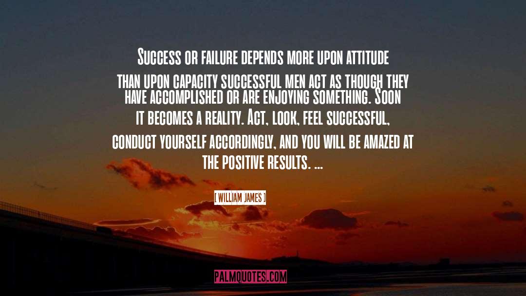Athletes And Attitude quotes by William James