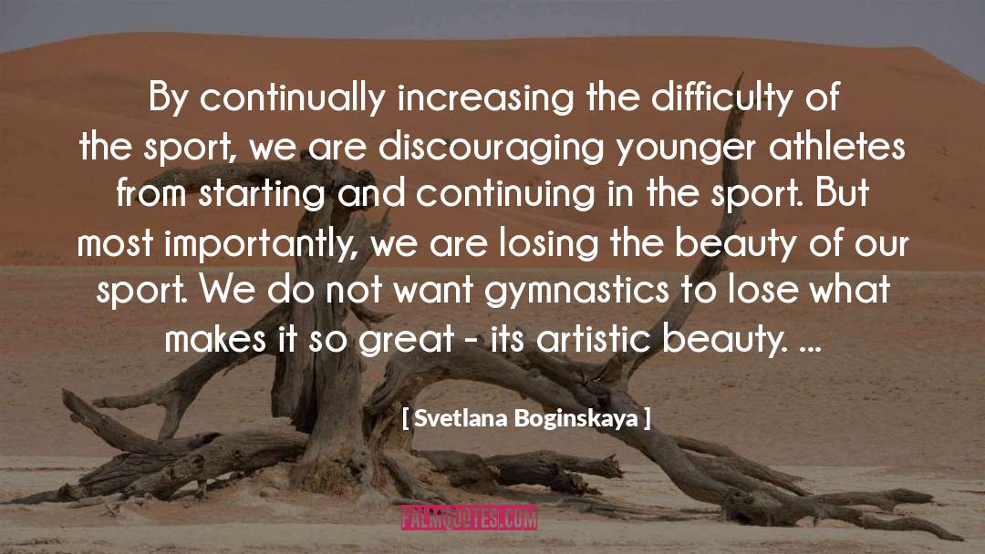 Athletes Loving Their Sport quotes by Svetlana Boginskaya