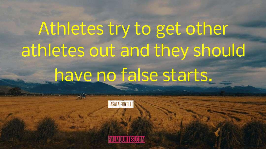 Athletes Loving Their Sport quotes by Asafa Powell