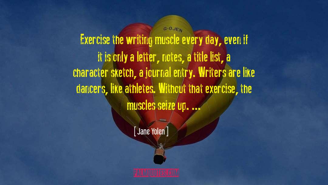 Athletes quotes by Jane Yolen