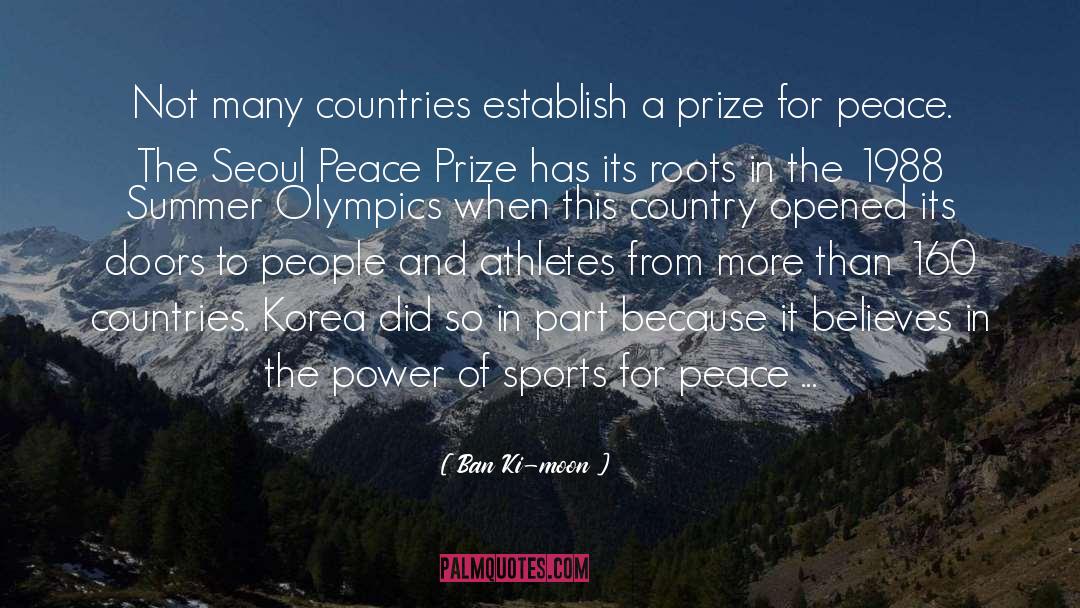 Athletes quotes by Ban Ki-moon