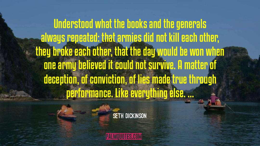 Athletic Performance quotes by Seth Dickinson