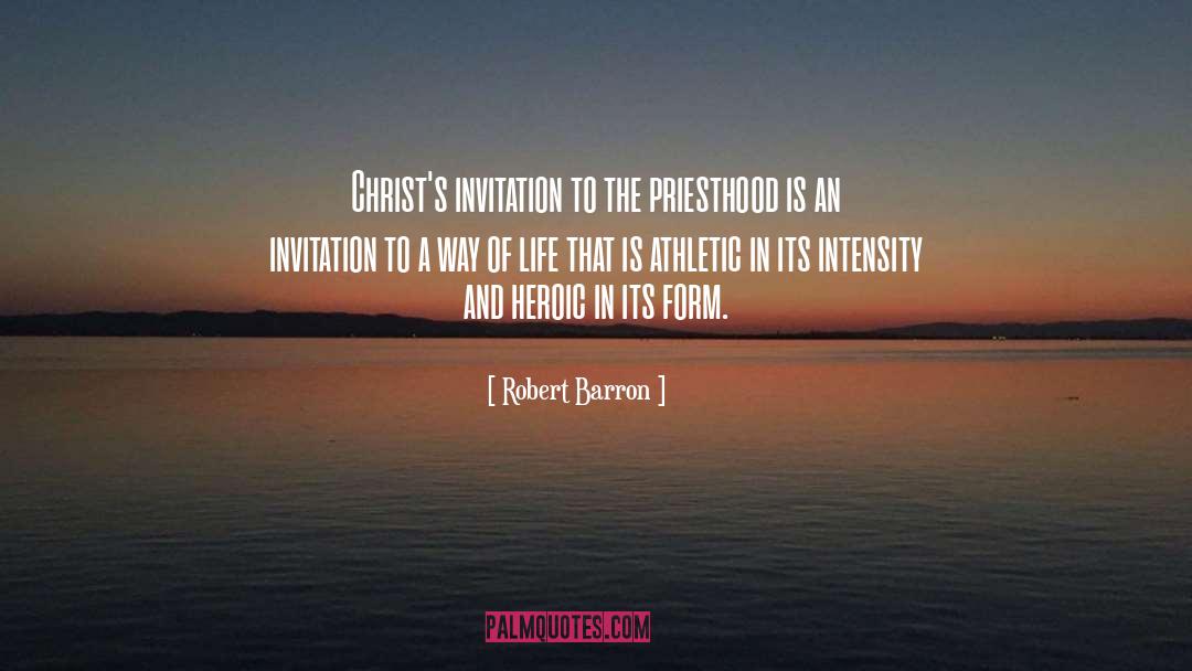 Athletic quotes by Robert Barron