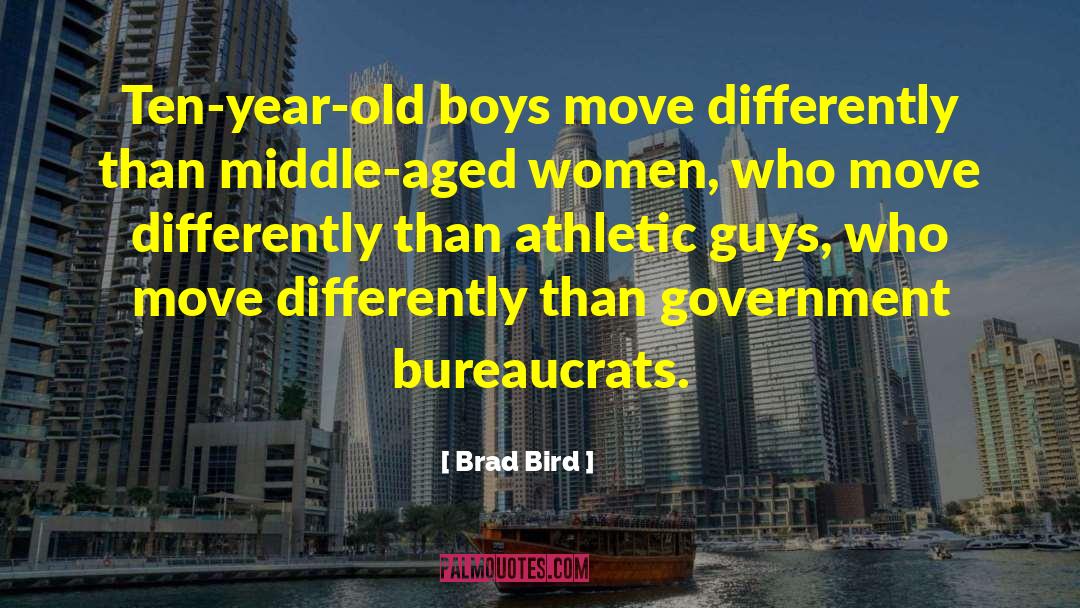 Athletic quotes by Brad Bird
