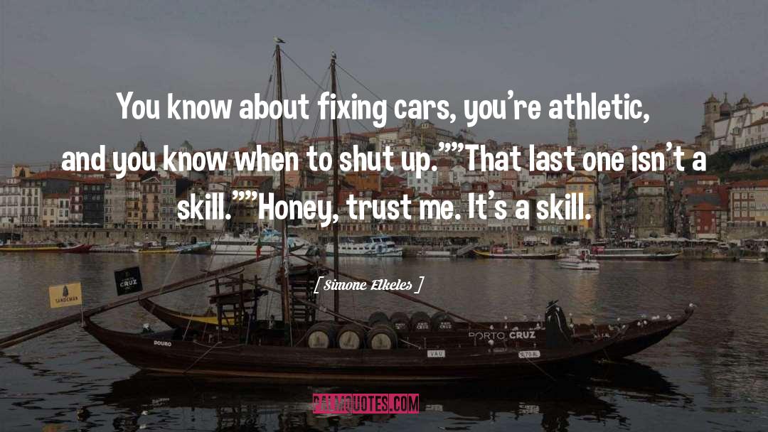 Athletic quotes by Simone Elkeles