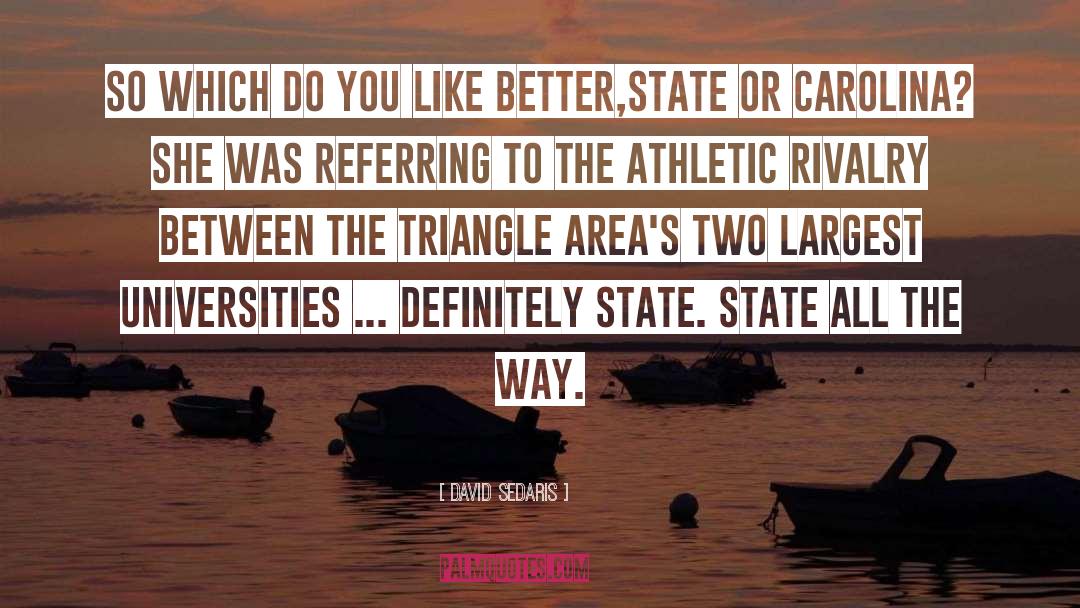Athletic quotes by David Sedaris