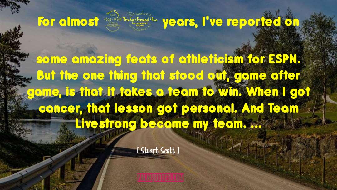 Athleticism quotes by Stuart Scott