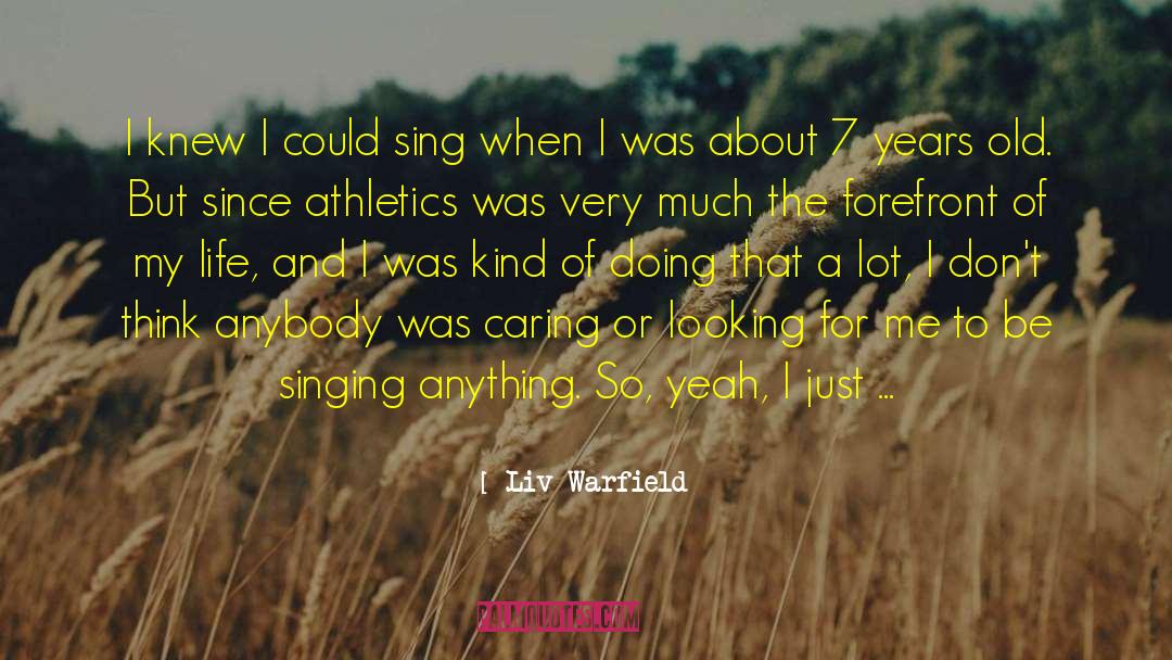 Athletics quotes by Liv Warfield