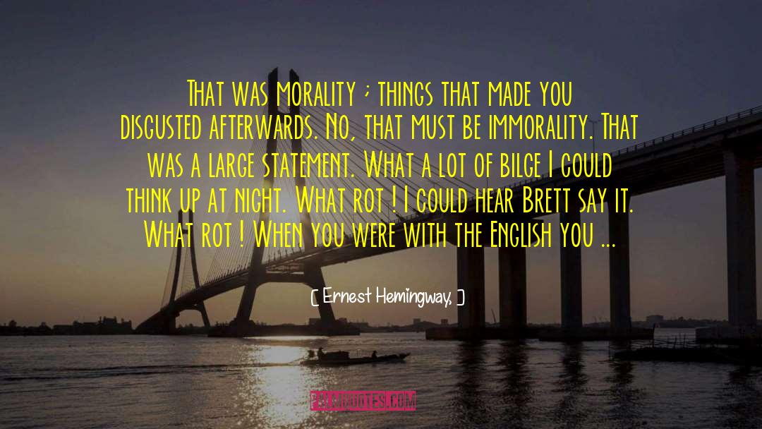 Atinar In English quotes by Ernest Hemingway,